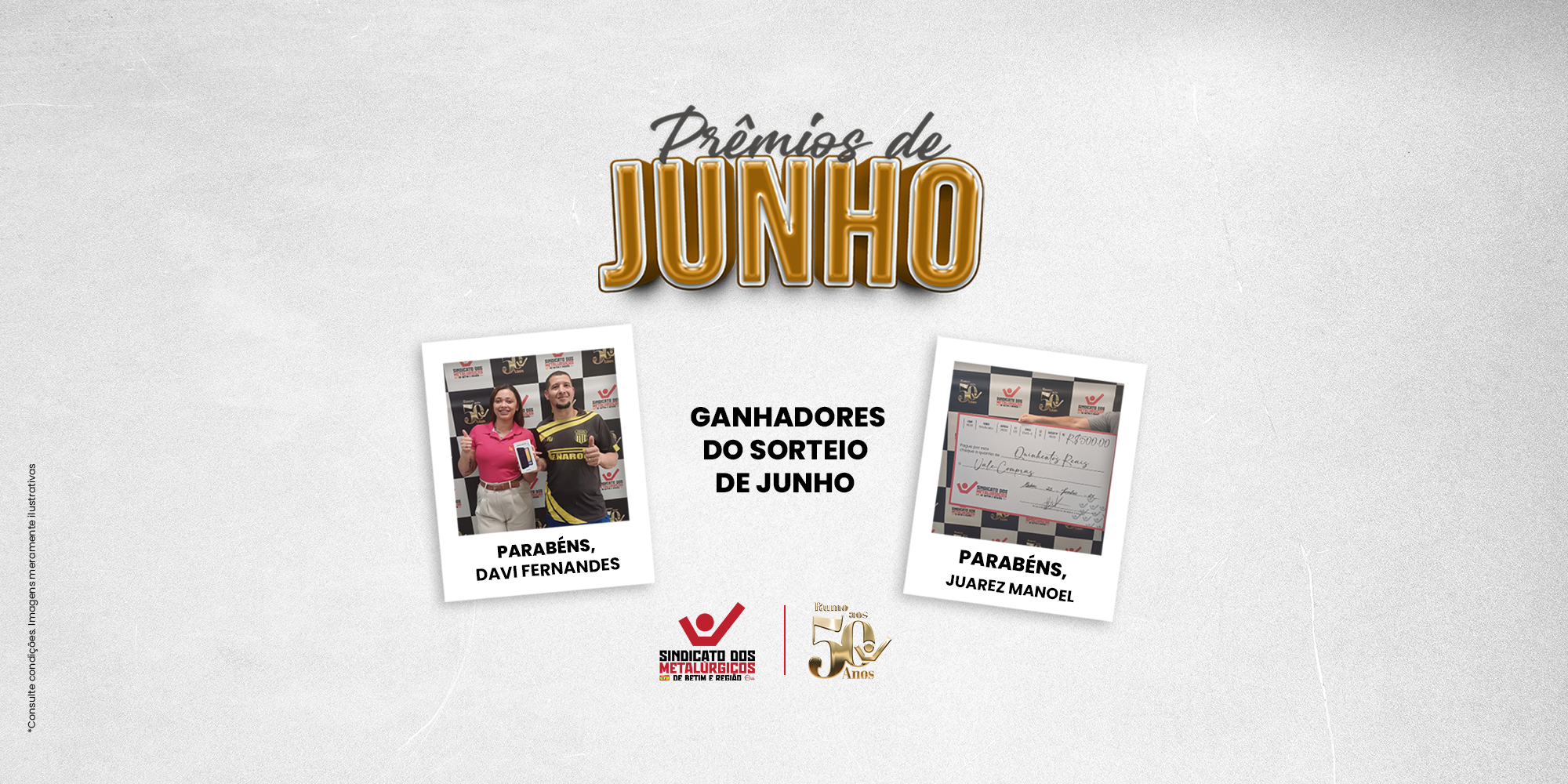 Rumo aos 50 Anos: 6º sorteio de 2025